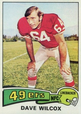 1975 Topps Dave Wilcox #331 Football Card
