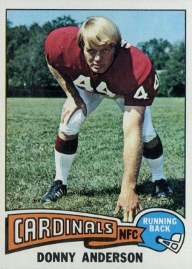 1975 Topps Donny Anderson #292 Football Card