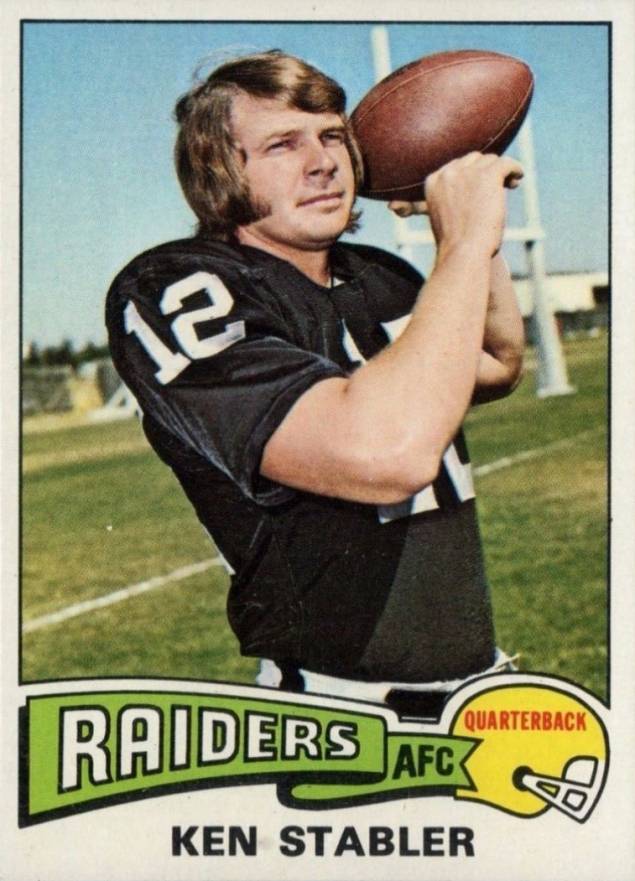 1975 Topps Ken Stabler #380 Football Card