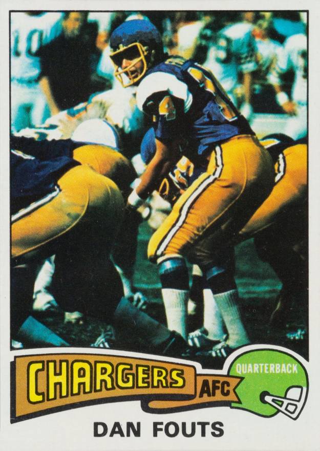 1975 Topps Dan Fouts #367 Football Card