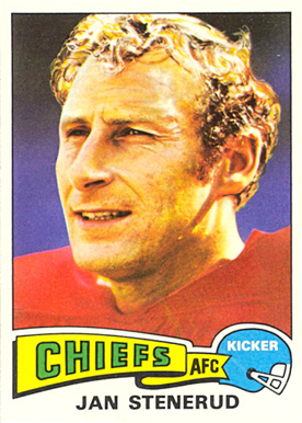 1975 Topps Jan Stenerud #488 Football Card