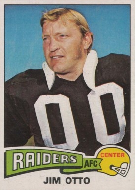 1975 Topps Jim Otto #497 Football Card