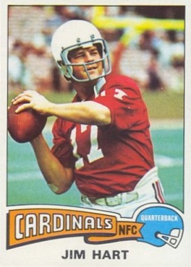 1975 Topps Jim Hart #510 Football Card