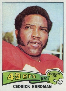1975 Topps Cedrick Hardman #511 Football Card
