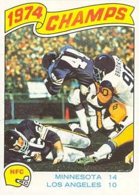 1975 Topps NFC Champions #527 Football Card