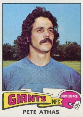 1975 Topps Pete Athas #484 Football Card
