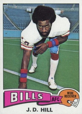1975 Topps J.D. Hill #438 Football Card