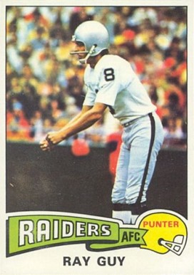 1975 Topps Ray Guy #435 Football Card