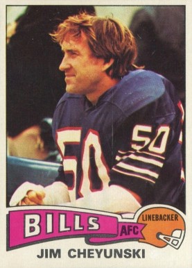 1975 Topps Jim Cheyunski #414 Football Card