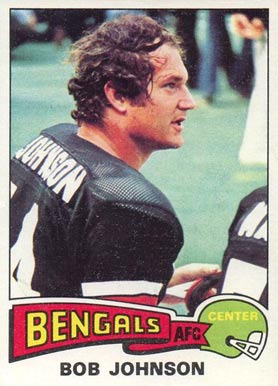 1975 Topps Bob Johnson #412 Football Card