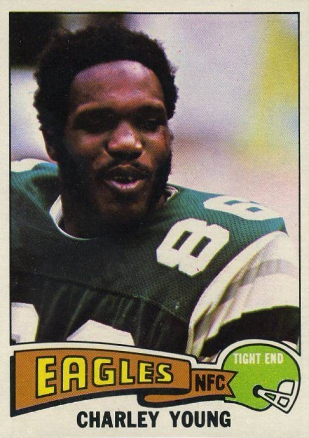 1975 Topps Charley Young #390 Football Card