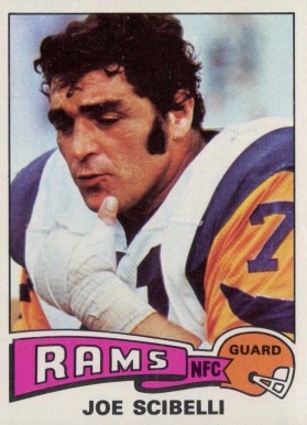 1975 Topps Joe Scibelli #386 Football Card