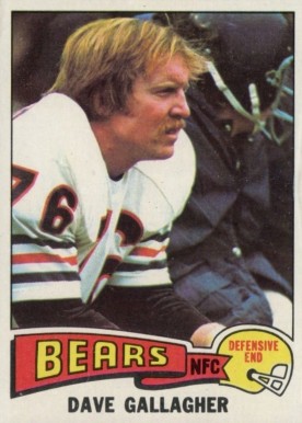 1975 Topps Dave Gallagher #379 Football Card