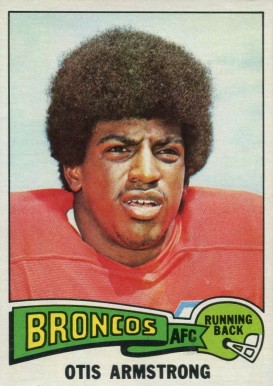 1975 Topps Otis Armstrong #350 Football Card