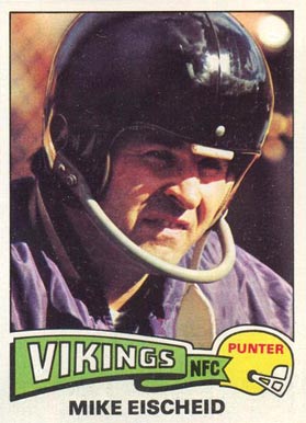 1975 Topps Mike Eischeid #343 Football Card