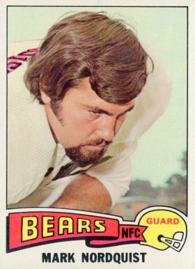 1975 Topps Mark Nordquist #337 Football Card