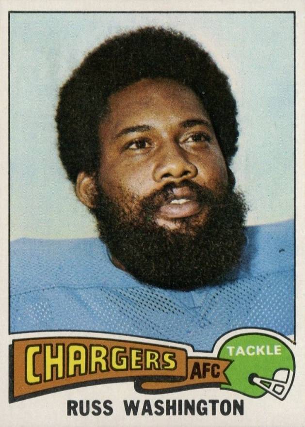 1975 Topps Russ Washington #335 Football Card