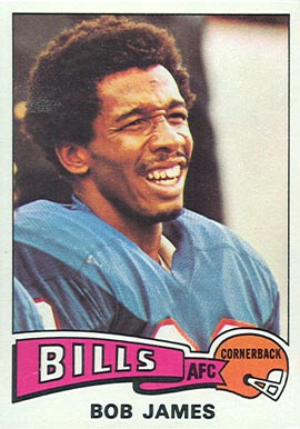 1975 Topps Bob James #299 Football Card