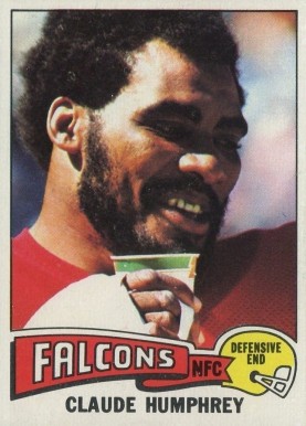 1975 Topps Claude Humphrey #245 Football Card