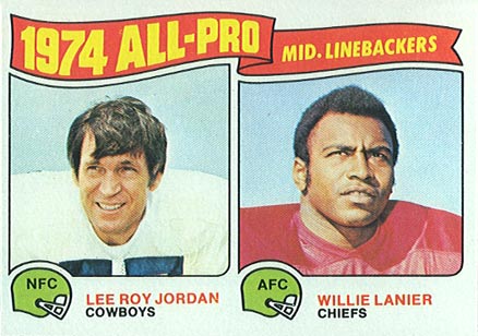 1975 Topps All-Pro Linebackers #218 Football Card