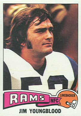1975 Topps Jim Youngblood #176 Football Card