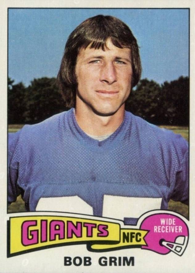 1975 Topps Bob Grim #173 Football Card