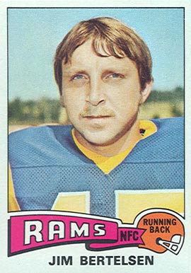 1975 Topps Jim Bertelsen #121 Football Card