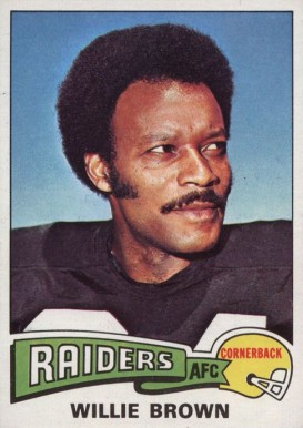 1975 Topps Willie Brown #95 Football Card