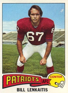 1975 Topps Bill Lenkaitis #61 Football Card