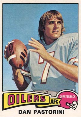 1975 Topps Dan Pastorini #50 Football Card