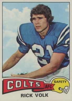 1975 Topps Rick Volk #30 Football Card