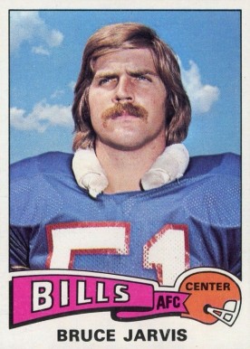 1975 Topps Bruce Jarvis #27 Football Card