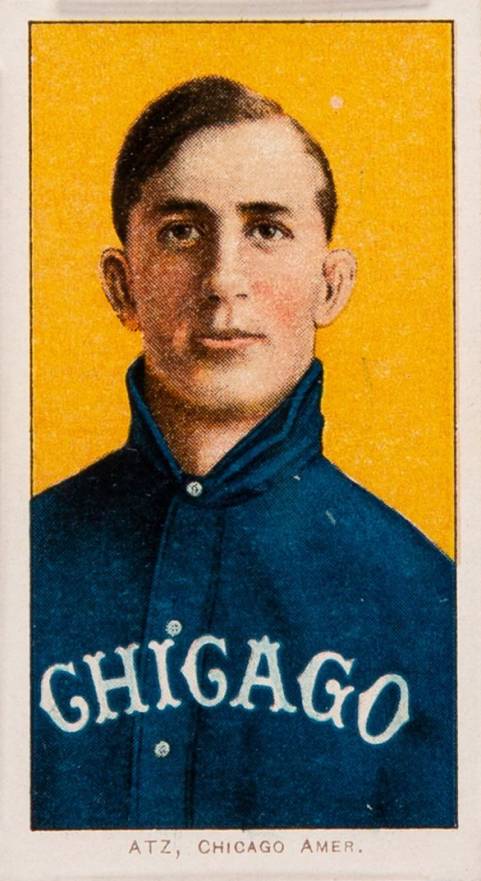 1909 White Borders American Beauty Frame Atz, Chicago Amer. #14 Baseball Card