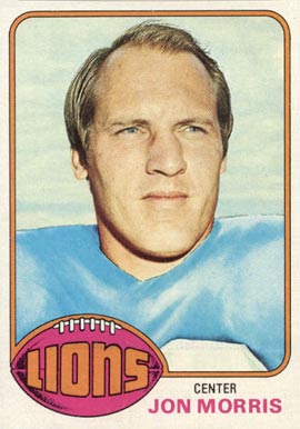 1976 Topps Jon Morris #344 Football Card