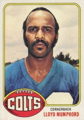 1976 Topps Lloyd Mumphord #392 Football Card