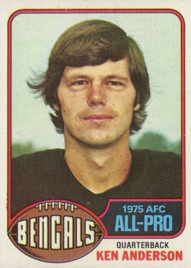 1976 Topps Ken Anderson #10 Football Card