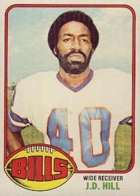 1976 Topps J.D. Hill #17 Football Card