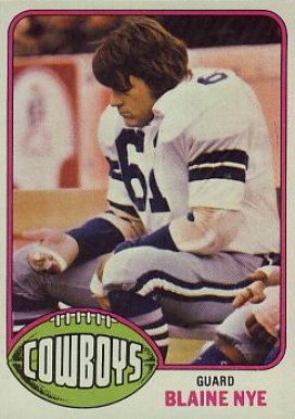 1976 Topps Blaine Nye #527 Football Card