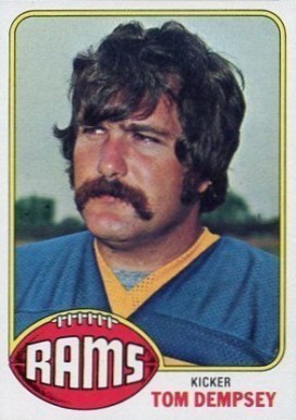 1976 Topps Tom Dempsey #519 Football Card