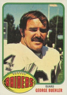 1976 Topps George Buehler #495 Football Card