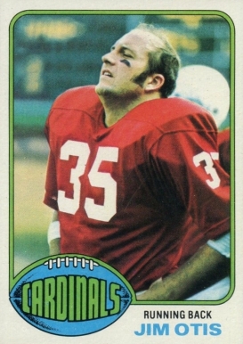 1976 Topps Jim Otis #445 Football Card