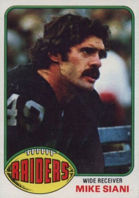 1976 Topps Mike Siani #443 Football Card