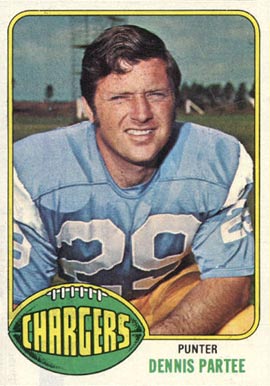 1976 Topps Dennis Partee #387 Football Card