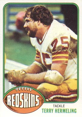 1976 Topps Terry Hermeling #349 Football Card