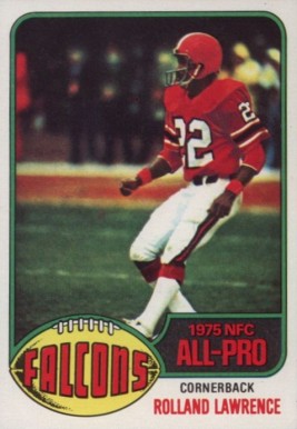 1976 Topps Rolland Lawrence #350 Football Card