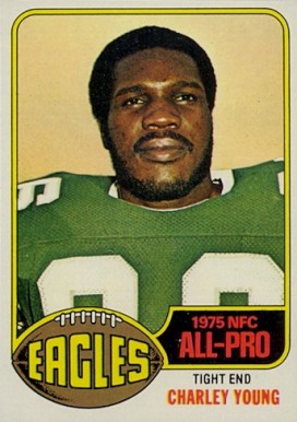 1976 Topps Charley Young #20 Football Card