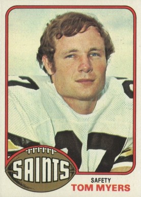 1976 Topps Tom Myers #36 Football Card