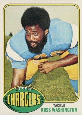 1976 Topps Russ Washington #38 Football Card