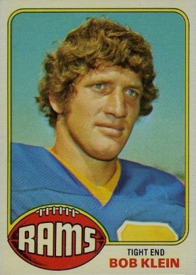 1976 Topps Bob Klein #42 Football Card