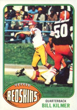 1976 Topps Bill Kilmer #55 Football Card